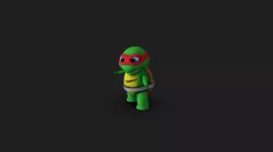 Teenaje Mutant Ninja Turtle. chibi