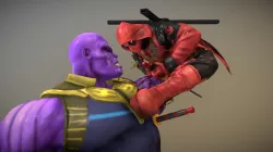 Thanos vs Hoddie Deadpool for printing