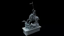 The Saint George Statue of Prague Castle
