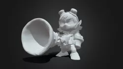 Tristana the megling gunner 3d printing model