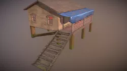 Wood house