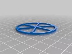 2" AOE template plus tornado for a robot wargame