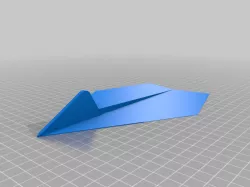 3D printed paper plane