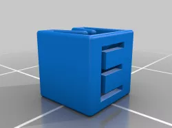 3D Printer Cable Label Clip