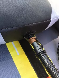 Acople para inflado de asiento de kayak ITWIT para bomba Decathlon / quechua 
