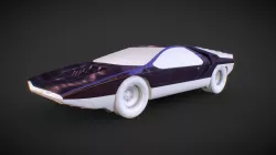 Alfa Romeo Carabo 1968, model is not textured.
