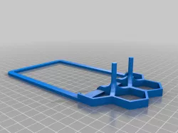 Australian Light switch Key Holder - no supports needed - Easy print