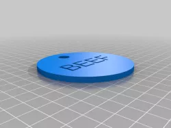 BEEF Dog Tag