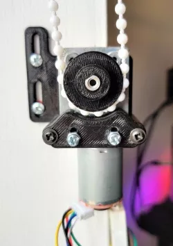 Blind Pulley for Geared DC Motor