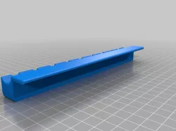 Cable holder for desk edge