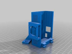 Case Mount for Raspberry Pi 3.5" HDMI Touchscreen Octoprint 