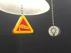 Ceiling fan chain pulls