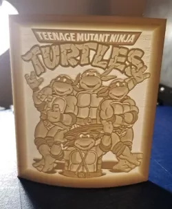 Classic Ninja Turtles Lithophane