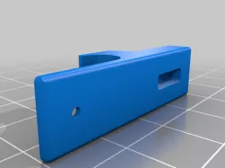 Click-clack door fastener