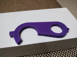 Contact-Less Door Opener Keychain With Nudge