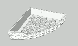 corner shower shelf