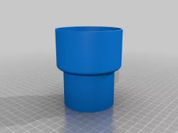 Cupholder adapter/expander for Nissan Pathfinder R50 (2nd gen)