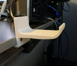 Desk Edge Headphone Hook