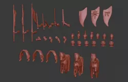 Elf Knights / Cavalry Miniatures