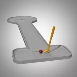 Finger mini golf game