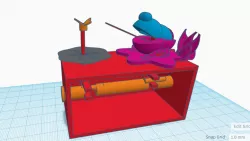 Frog and fly automata
