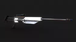 Futuristic Sniper Rifle