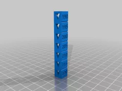 Gcode Ender 3 stock PLA temp tower 220-190