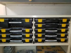 Harbor Freight 20 Bin Portable Storage Case Bins