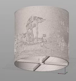 Lampshade Ø200 STAR WARS TR TT