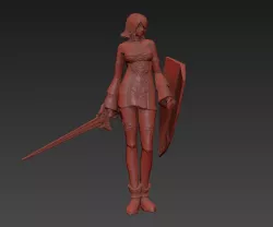 Lineage 2 Bishop in Dark Crystal Robe Set by L2PaperCraft