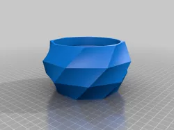 Low Poly inspired planter
