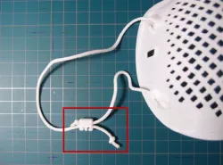 Mask elastic cord adjuster