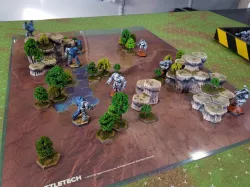 Mecha Hex Hills - Sculpted Desert Hill Demo