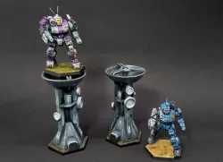 Mecha Hex Terrain - Uplink Tower (Hextech demo)