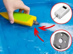 Mini RC Jet Boat - Motor Brushed 180 Adapter