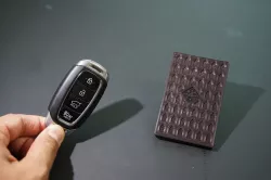 Modeling of card-like car key