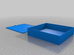 My Customized Parametric Flex-Hinge Box With Latch for OpenSCAD