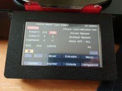 PanelDue Fysetc 5i clone Anycubic Kossel