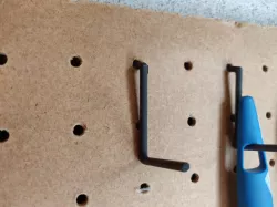 Pegboard hook 3mm