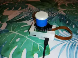 Pi zero W camera HQ celestron support