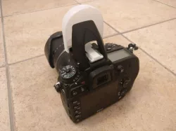 Pop-up flash diffusor for Nikon D7200