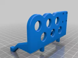 Screwdriver holder for IKEA pegboard, 6+4 small screwdrivers