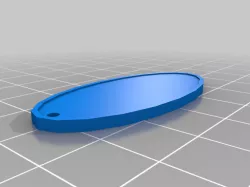 Simple Keychain Template 01