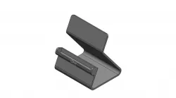 Simple mobile phone stand - raised 25 deg