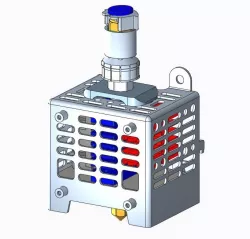 Sistema anti torsione universale tubo PTFE per estrusori bowden (montaggio diretto hotend) V2.0