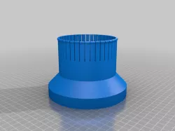 Velco valve 134mm hose adapter