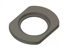 VW Beetle Metal Dash Conversion Latch Escutcheon for Glove box Door