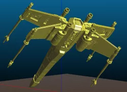 X-Wing T-65 very detailed