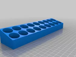 18 bottle resin pigment tray