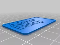 Addy Custom Name Tag